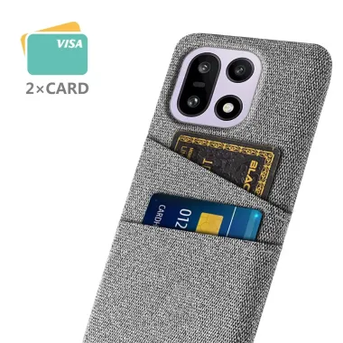 Coque OnePlus 15 en Tissu avec Double Rangement Gris - photo 32