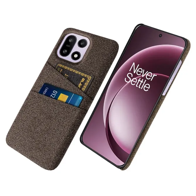 Coque OnePlus 15 en Tissu avec Double Rangement