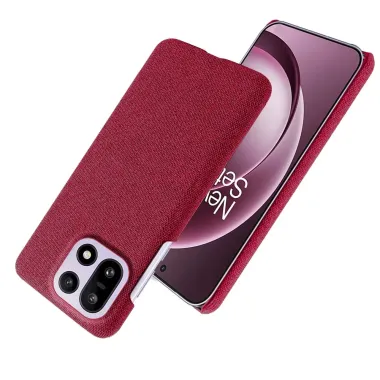 Coque OnePlus 15 revêtement tissu Rouge foncé - photo 7
