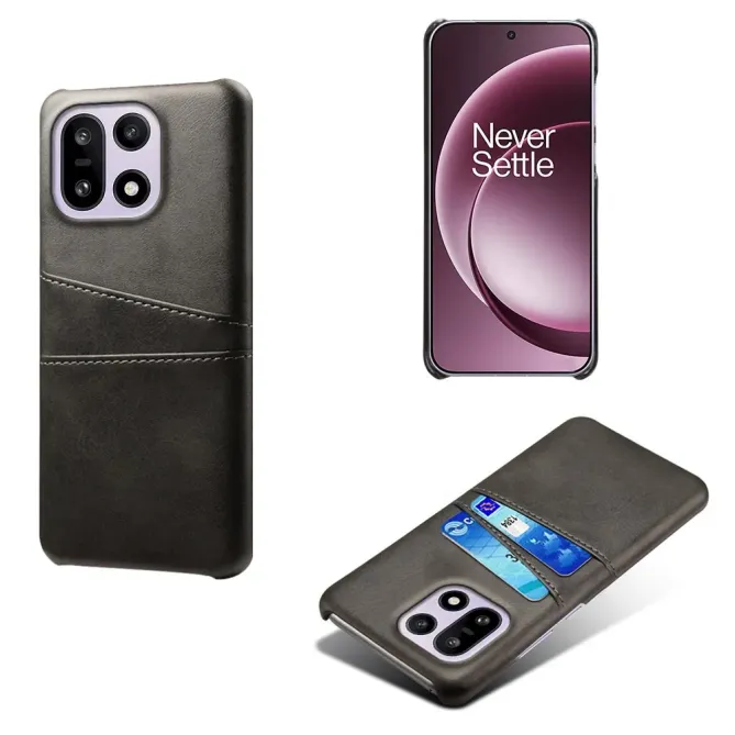 Coque OnePlus 15 Porte Cartes Simili Cuir Basique