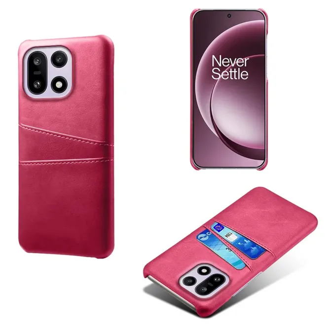Coque OnePlus 15 Porte Cartes Simili Cuir Basique