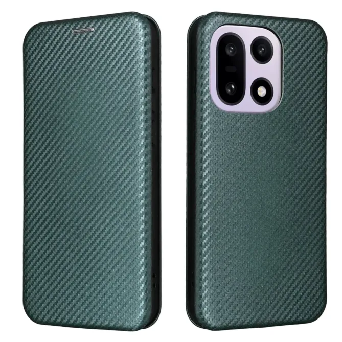 Flip Cover OnePlus 15 design fibre de carbone