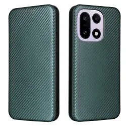 Flip Cover OnePlus 15 design fibre de carbone