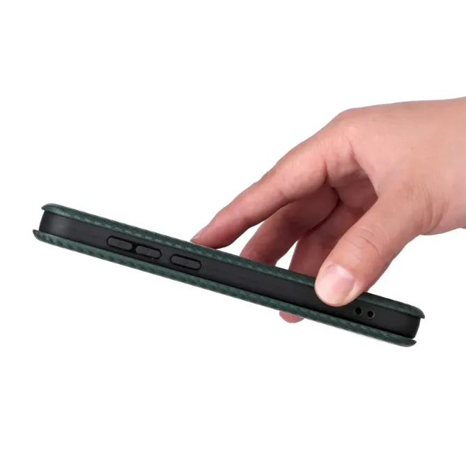 Flip Cover OnePlus 15 design fibre de carbone