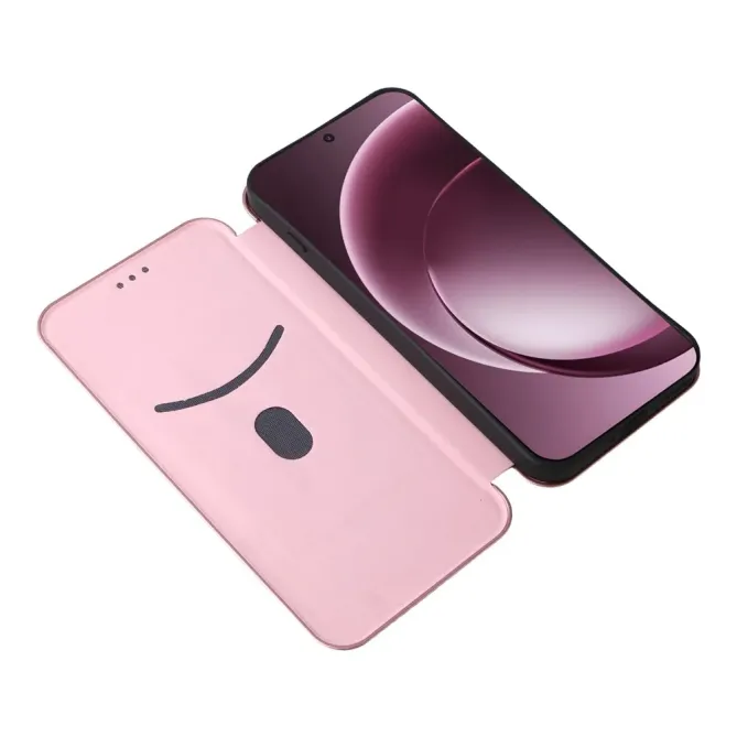 Flip Cover OnePlus 15 design fibre de carbone