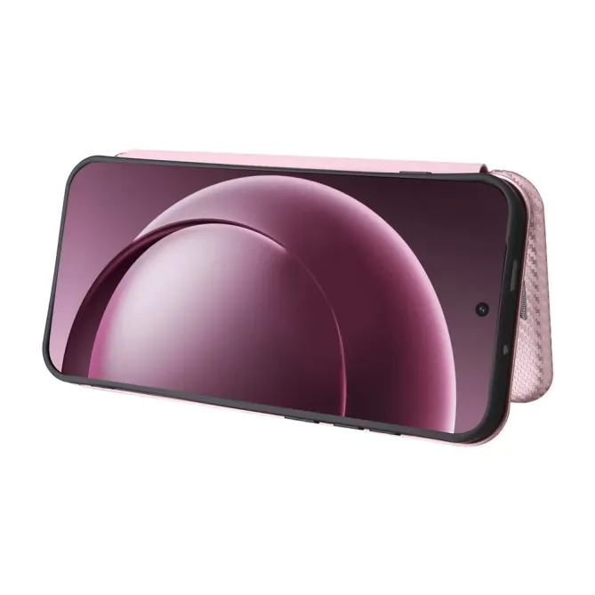 Flip Cover OnePlus 15 design fibre de carbone