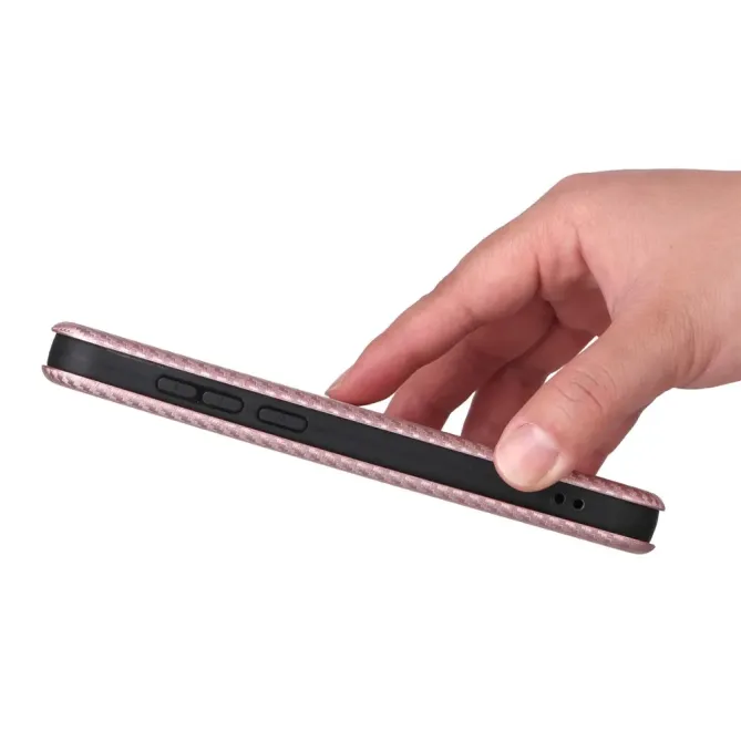 Flip Cover OnePlus 15 design fibre de carbone