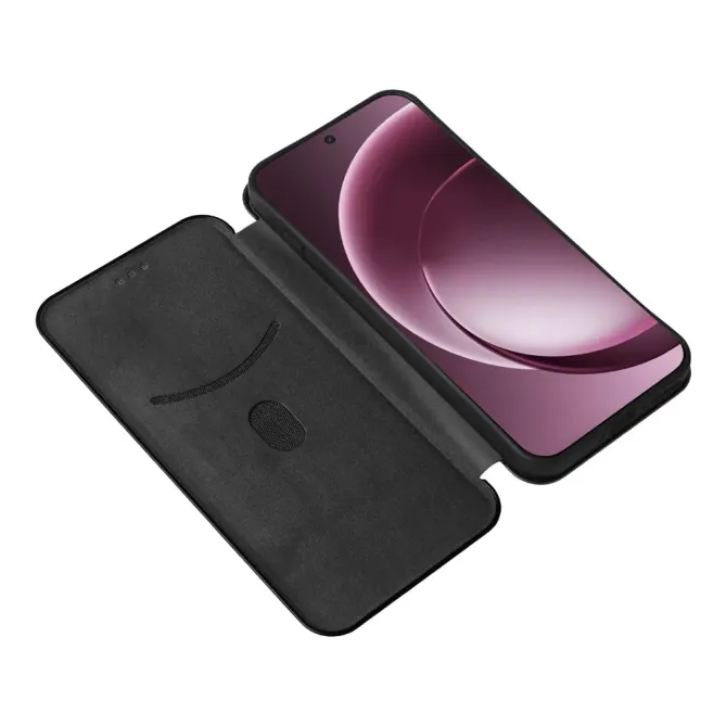 Flip Cover OnePlus 15 design fibre de carbone