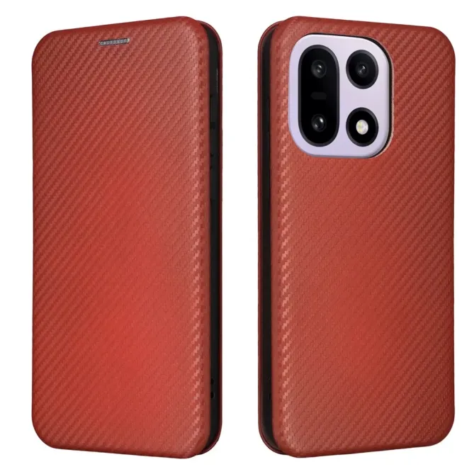 Flip Cover OnePlus 15 design fibre de carbone