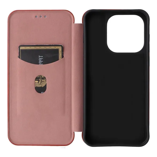 Flip Cover OnePlus 15 design fibre de carbone