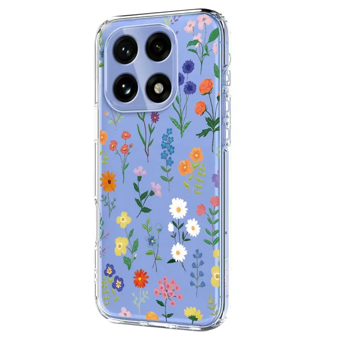 Coque OnePlus 15 imprimé fleurs multicolores