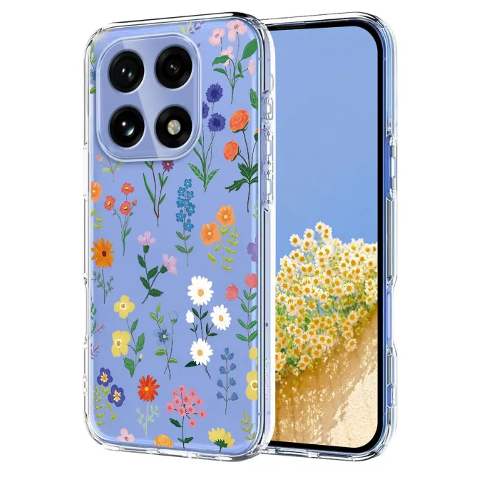 Coque OnePlus 15 imprimé fleurs multicolores