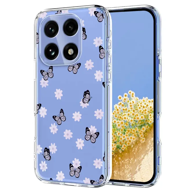 Coque OnePlus 15 papillons et fleurs