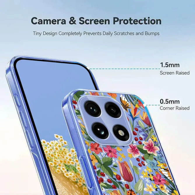 Coque OnePlus 15 prairie fleurie
