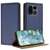 Flip Cover OnePlus 15 Lignes Structurées avec Porte-Cartes