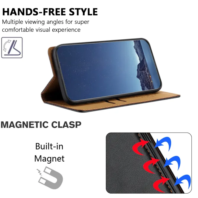 Flip Cover OnePlus 15 Lignes Structurées avec Porte-Cartes