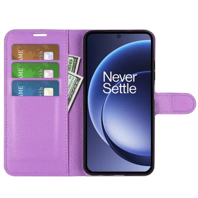 Housse OnePlus 15 portefeuille style cuir