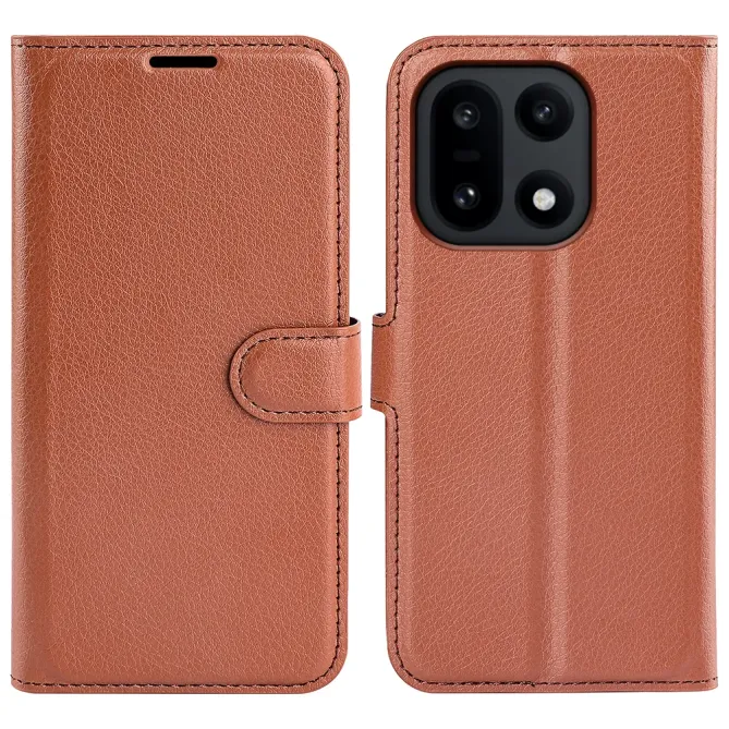 Housse OnePlus 15 portefeuille style cuir
