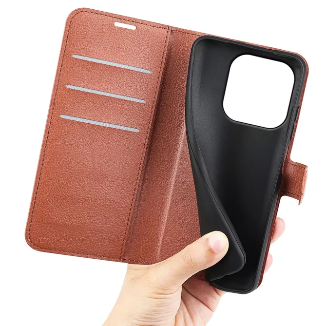 Housse OnePlus 15 portefeuille style cuir