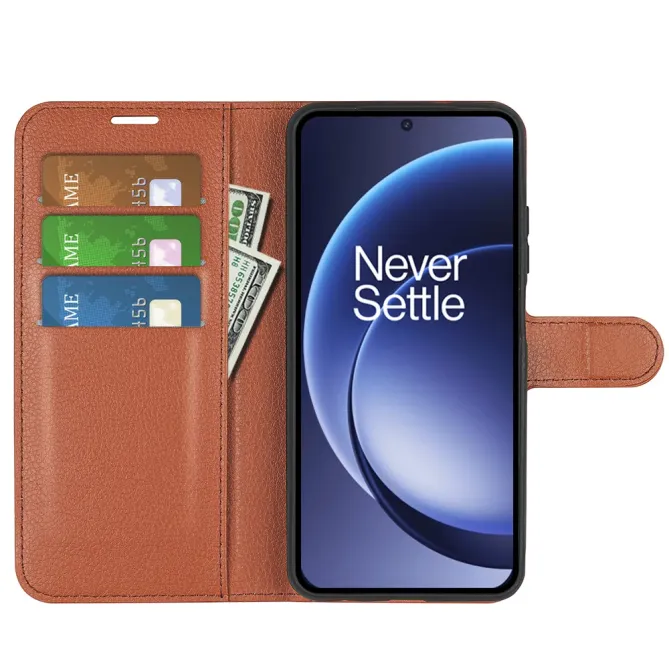 Housse OnePlus 15 portefeuille style cuir