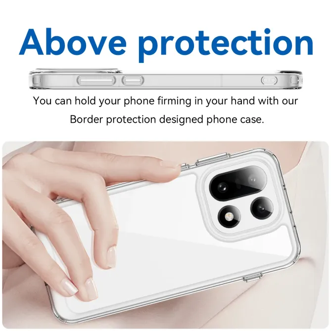 Coque transparente OnePlus 15 avec protection d'écran en verre trempé