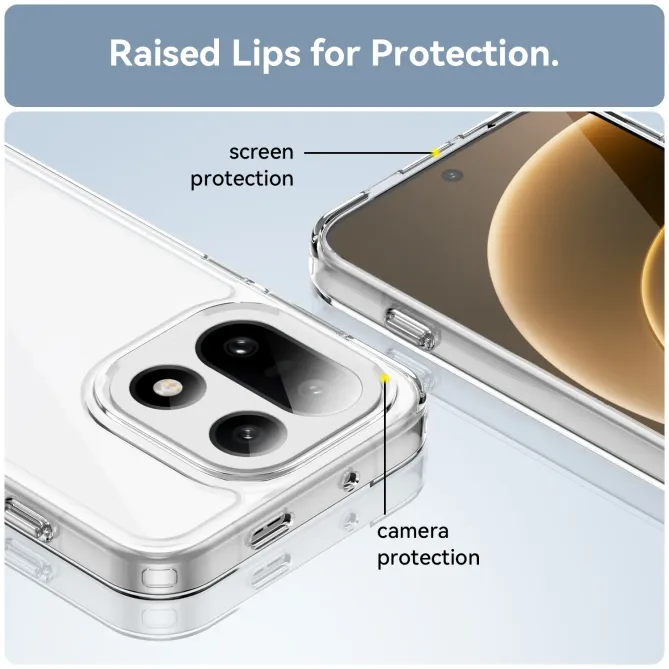 Coque transparente OnePlus 15 avec protection d'écran en verre trempé