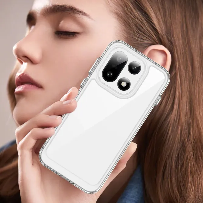 Coque transparente OnePlus 15 avec protection d'écran en verre trempé