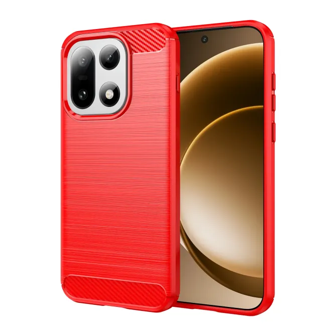 Coque OnePlus 15 flexible effet brossé avec verre trempé
