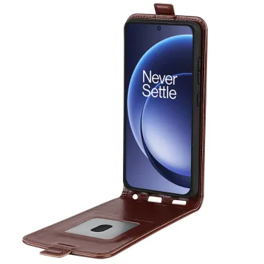 Étui OnePlus 15 simili cuir avec rabat verticale Marron - photo 11