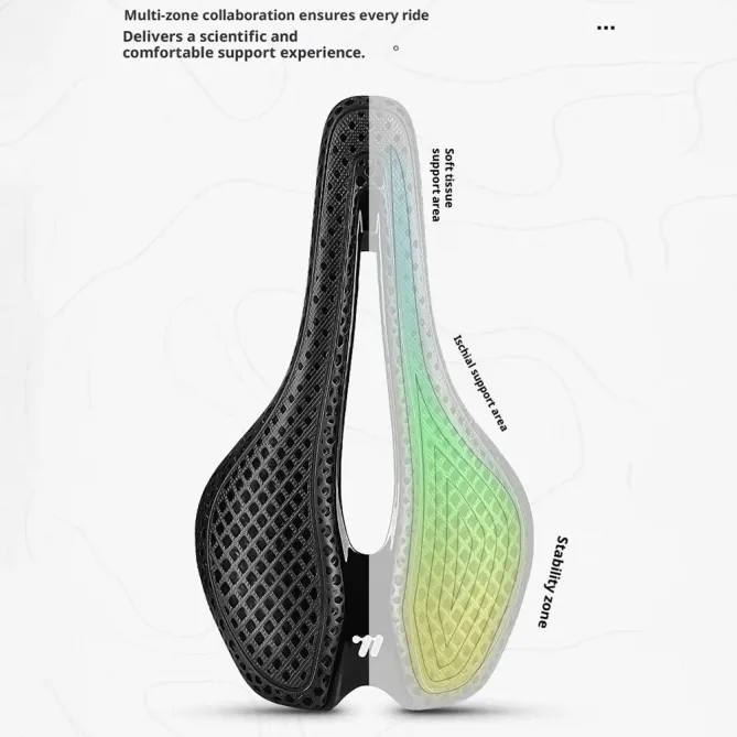 Selle vélo carbone impression 3D ultra-légère VTT route