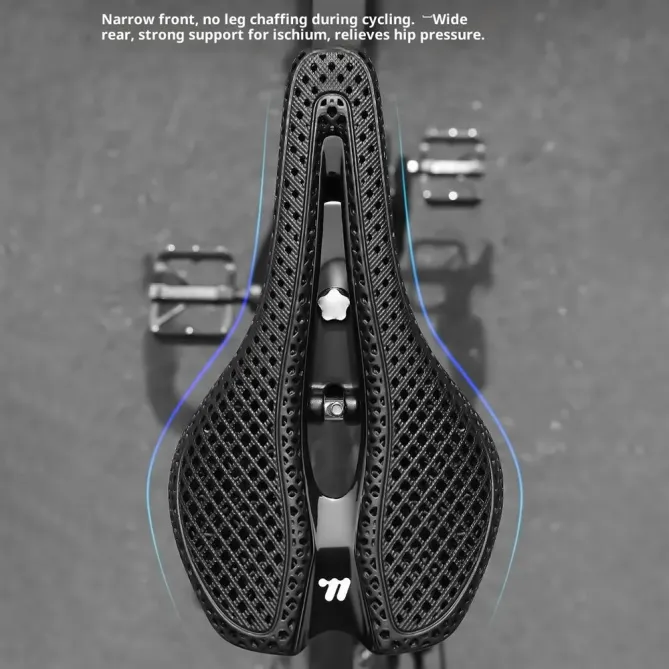 Selle vélo carbone impression 3D ultra-légère VTT route