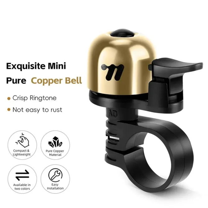 Sonnette Vélo Cuivre Son Puissant VTT Route