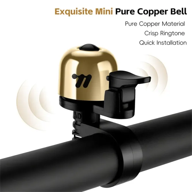 Sonnette Vélo Cuivre Son Puissant VTT Route