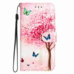 Housse Honor 400 Smart / X7d 5G / 4G Arbre en Fleurs et Papillons