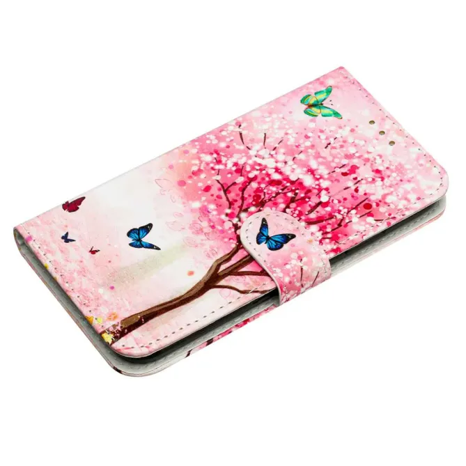 Housse Honor 400 Smart / X7d 5G / 4G Arbre en Fleurs et Papillons