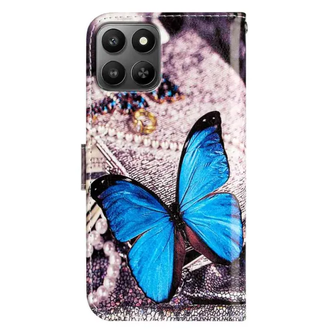 Housse Honor 400 Smart / X7d 5G / 4G Papillon Bleu