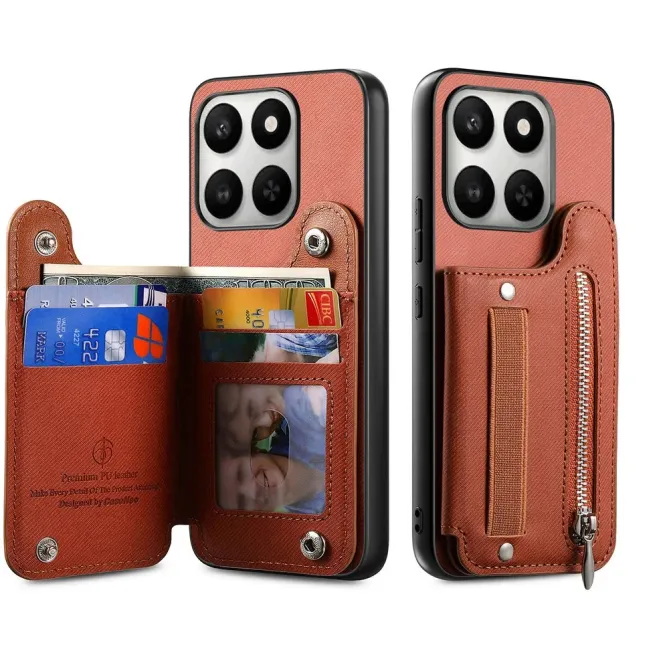 Coque Honor 400 Smart 5G / 4G / X7d jeans cuir RFID | ZIPPER