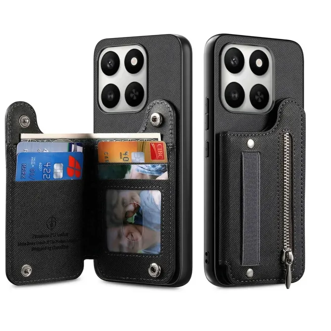 Coque Honor 400 Smart 5G / 4G / X7d jeans cuir RFID | ZIPPER