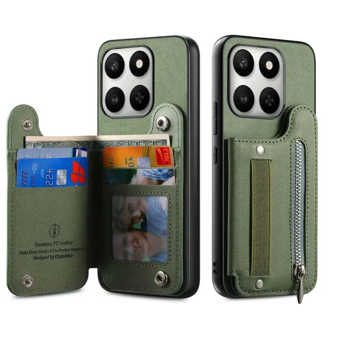 Coque Honor 400 Smart 5G / 4G / X7d jeans cuir RFID | ZIPPER