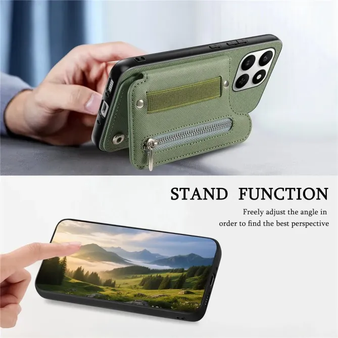 Coque Honor 400 Smart 5G / 4G / X7d jeans cuir RFID | ZIPPER