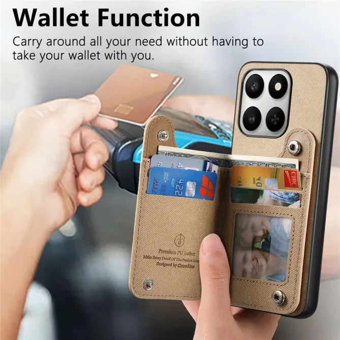 Coque Honor 400 Smart 5G / 4G / X7d jeans cuir RFID | ZIPPER