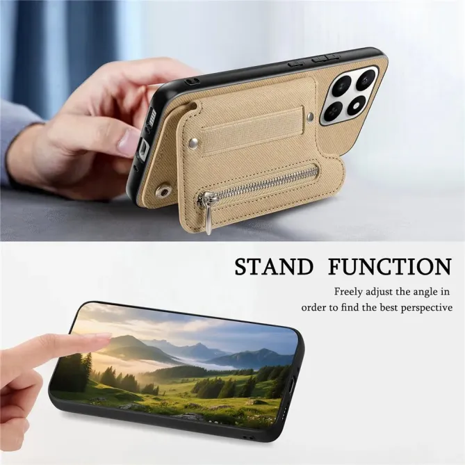 Coque Honor 400 Smart 5G / 4G / X7d jeans cuir RFID | ZIPPER