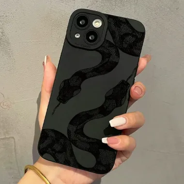 Coque iPhone 13 Serpent Mat