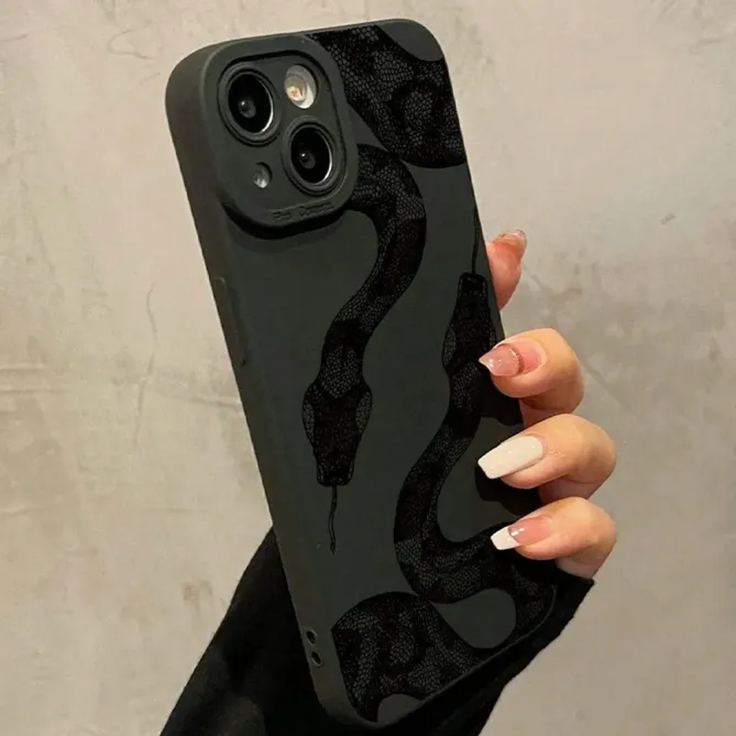 Coque iPhone 13 Serpent Mat