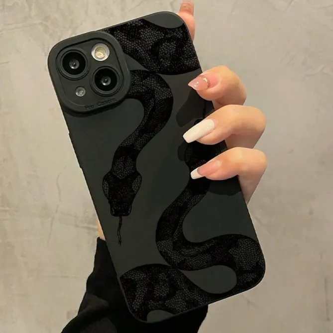 Coque iPhone 13 Serpent Mat