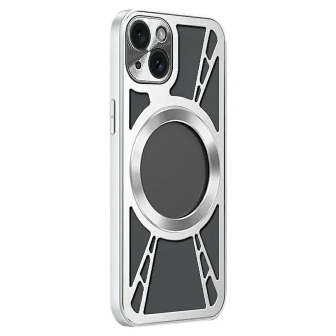 Coque iPhone 13 MagSafe avec Design Aéré et Cadre Métal