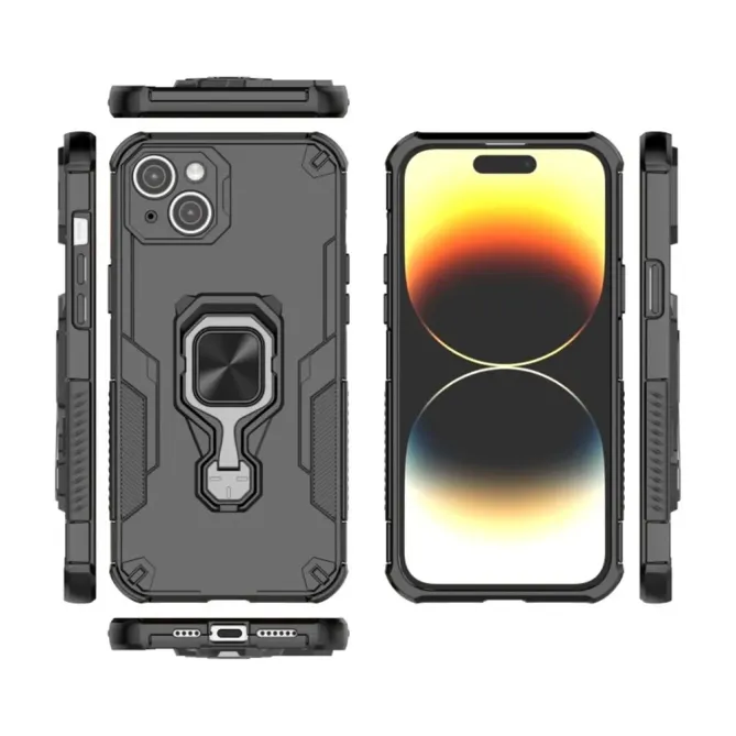 Coque iPhone 13 avec Support et Verre Trempé