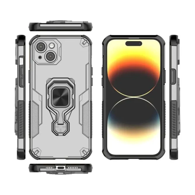 Coque iPhone 13 avec Support et Verre Trempé