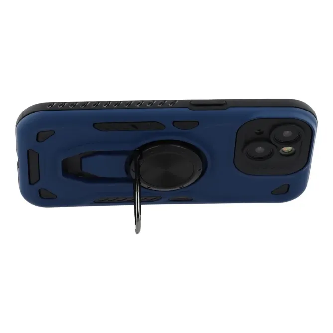 Coque iPhone 14 / 13 antichoc hybride support rotatif et fixation magn