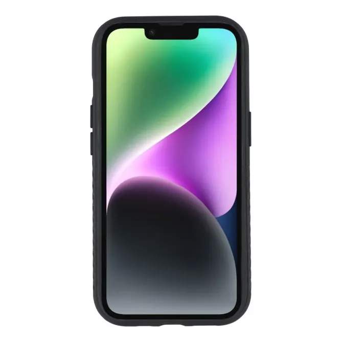 Coque iPhone 14 / 13 antichoc hybride support rotatif et fixation magn